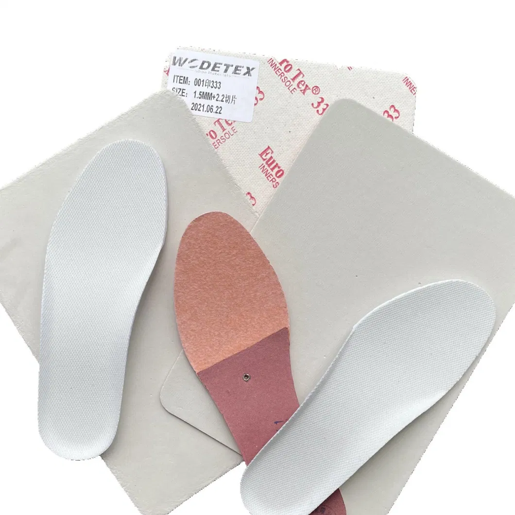 Nonwoven Polyester Paper Insole Board Laminated EVA Shoe Insole Board